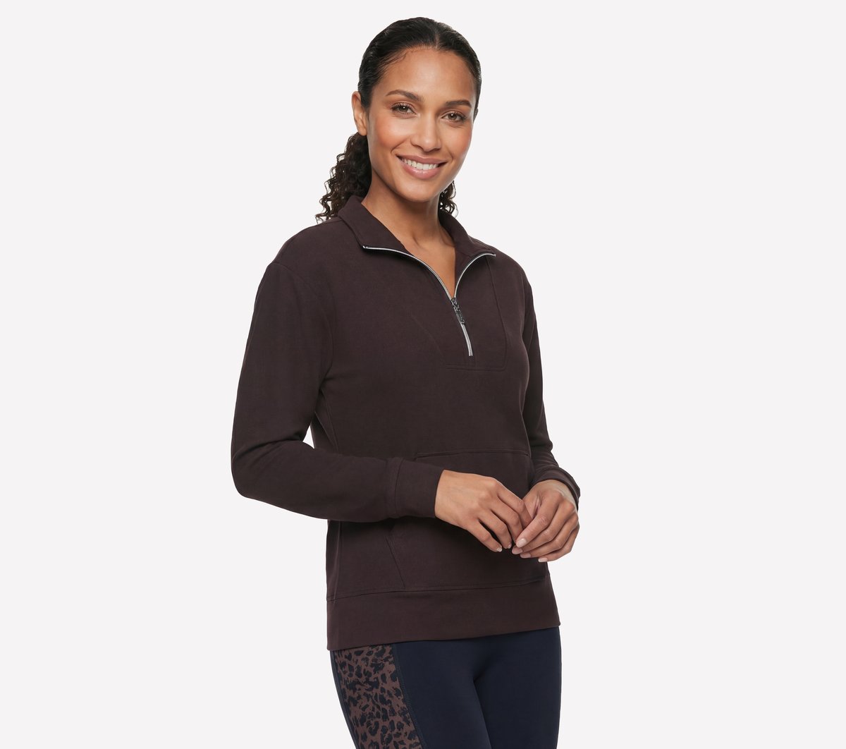 GO LUXE Rib 1/4 Zip | Skechers sale