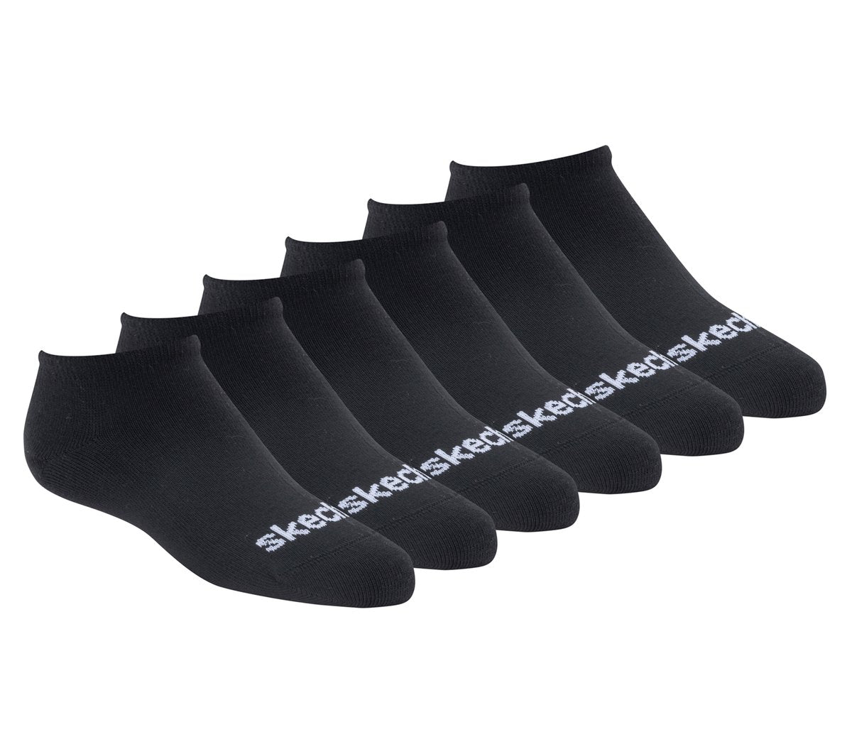 6 Pack No Show Cotton Socks | Skechers discount