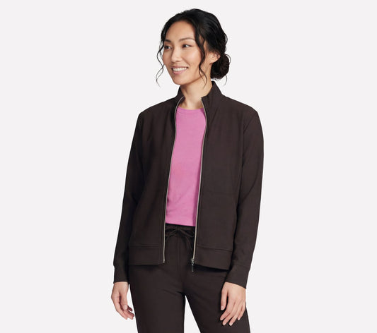 GO Luxe Rib Everyday Full Zip Jacket | Skechers online
