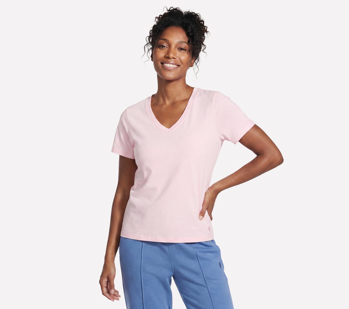 Pima V-Neck Tee | Skechers near me