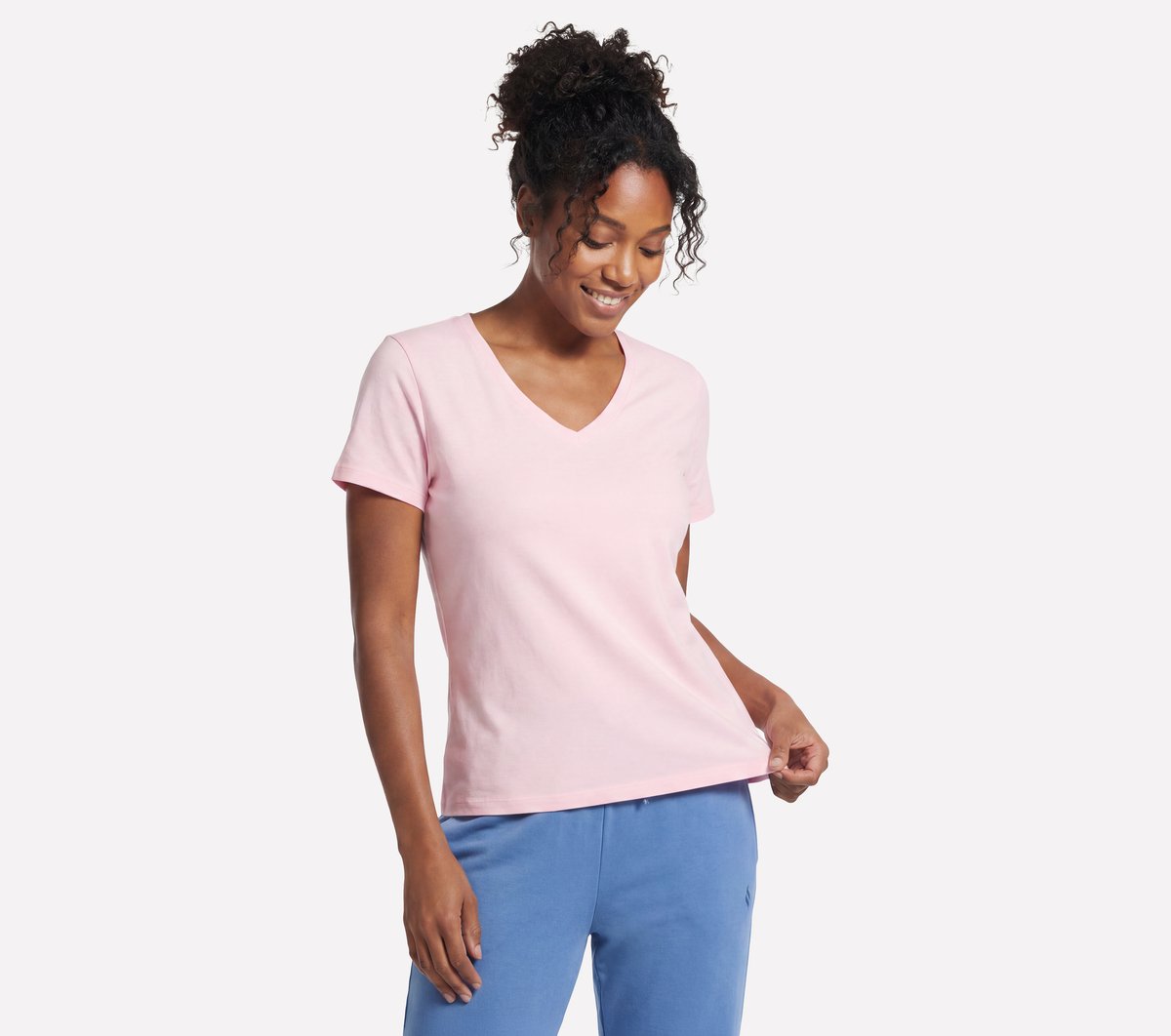 Pima V-Neck Tee | Skechers near me