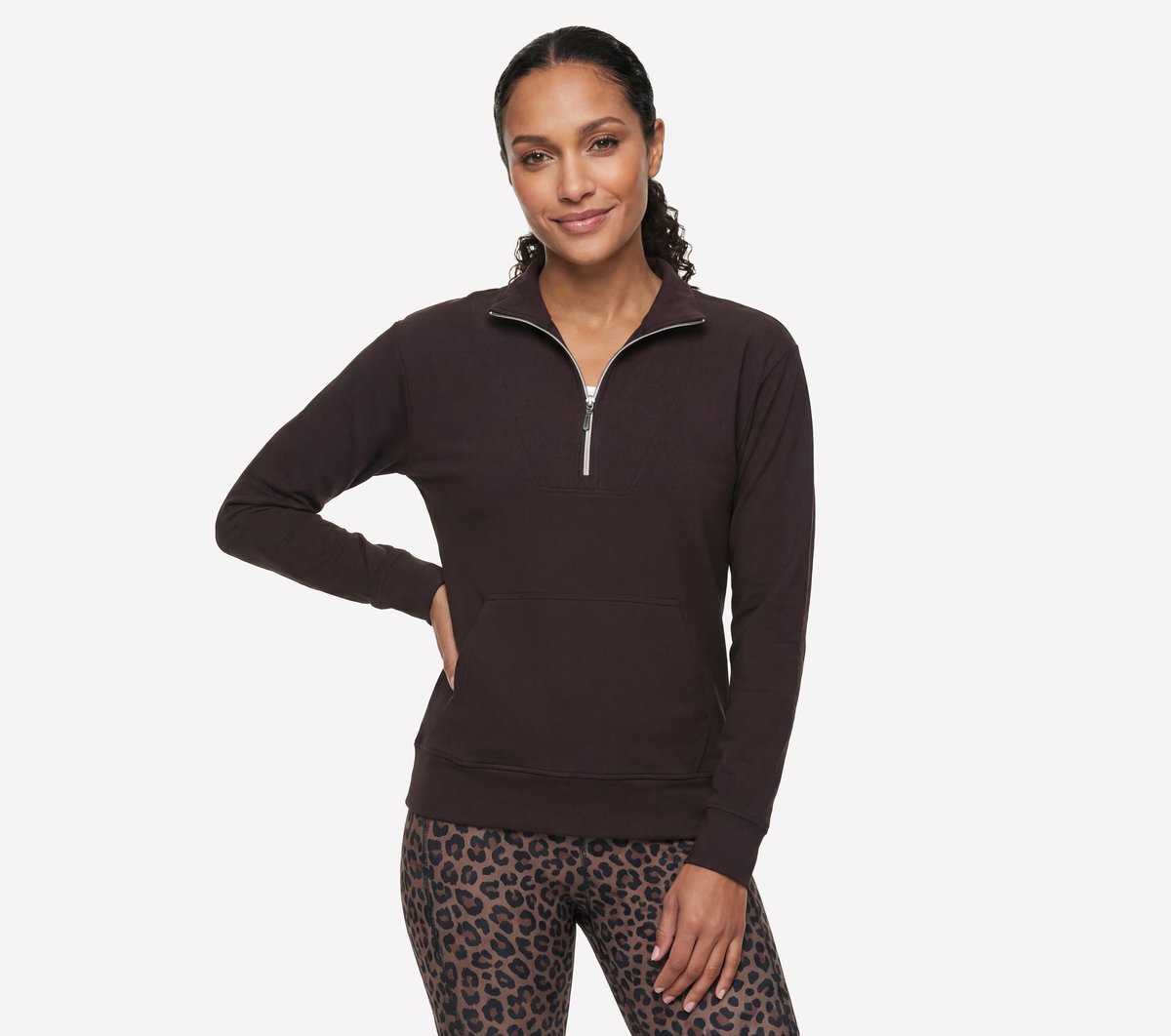GO LUXE Rib 1/4 Zip | Skechers sale