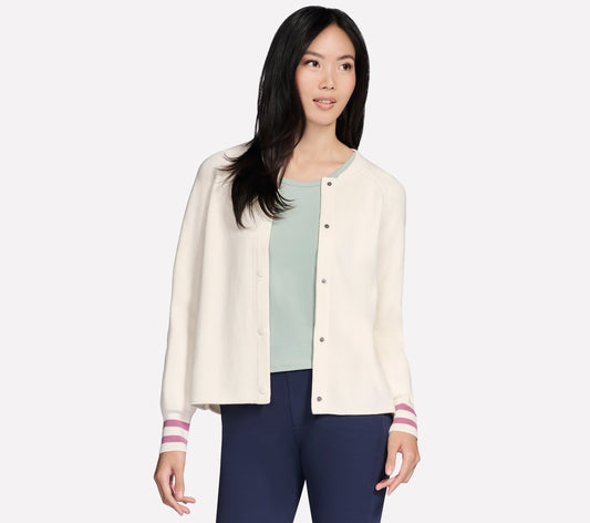 GO WALK Reflection Sweater Bomber | Skechers discount