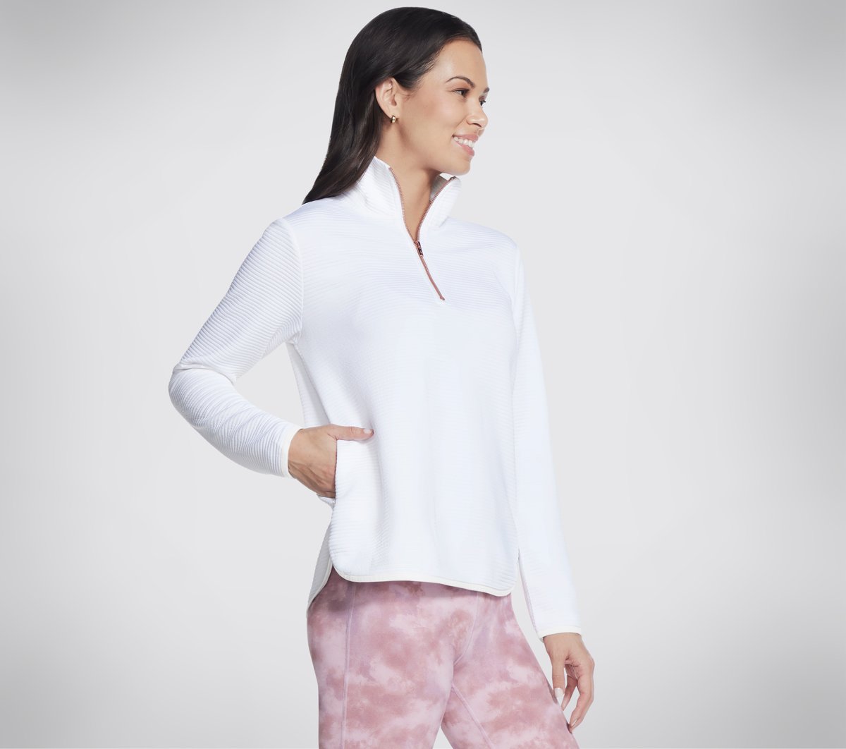 Soft Knit Ottoman 1/4 Zip | Skechers US