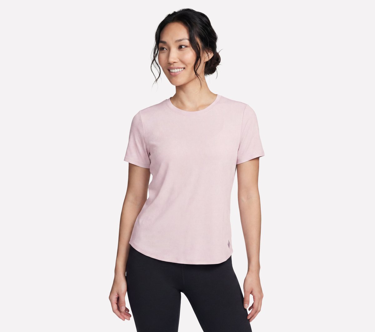 GO WALK Luxe Rib Tee | Skechers sale
