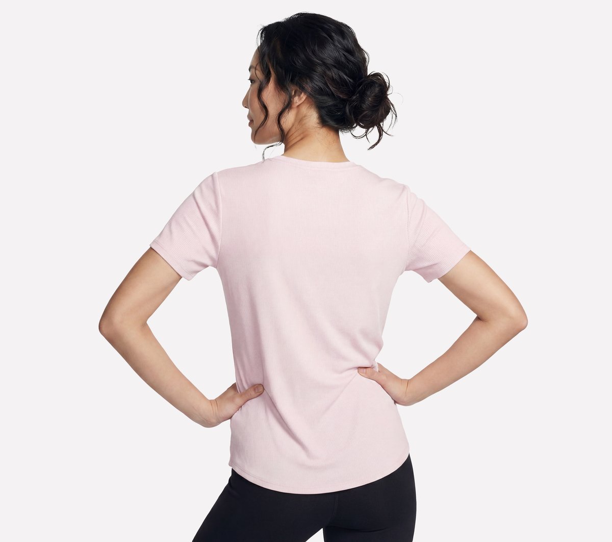 GO WALK Luxe Rib Tee | Skechers sale