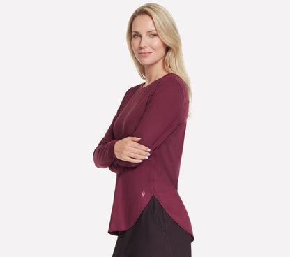 GO DRI Swift Long Sleeve Tunic Crew | Skechers discount