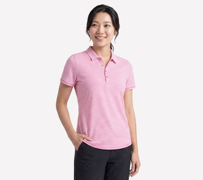 Short Sleeve On The Green Striped Polo | Skechers online