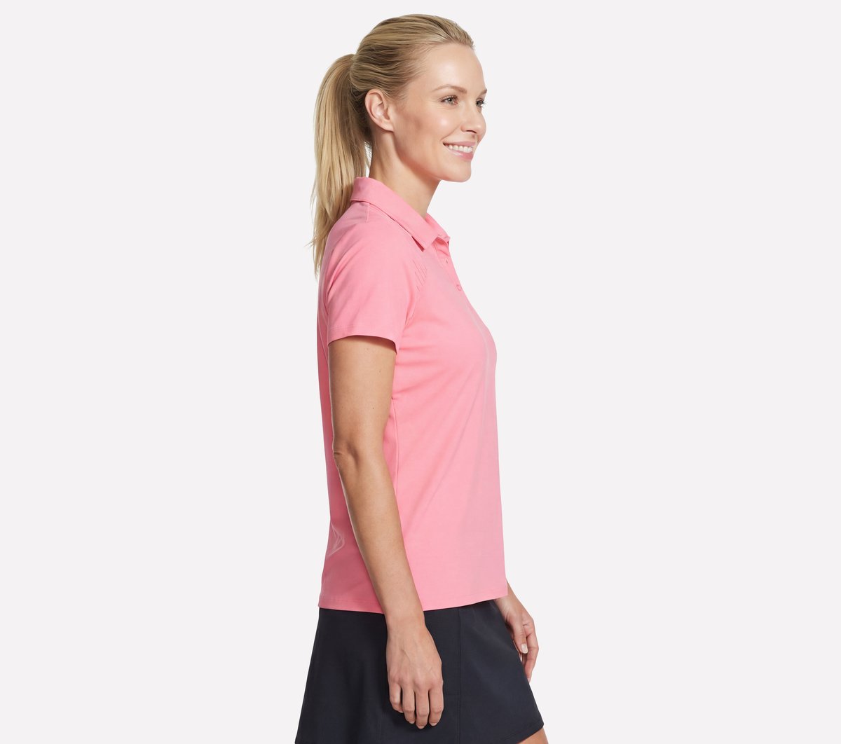 GO GOLF Short Sleeve Birdie Zip Front Polo | Skechers USA