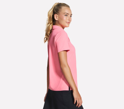GO GOLF Short Sleeve Birdie Zip Front Polo | Skechers USA