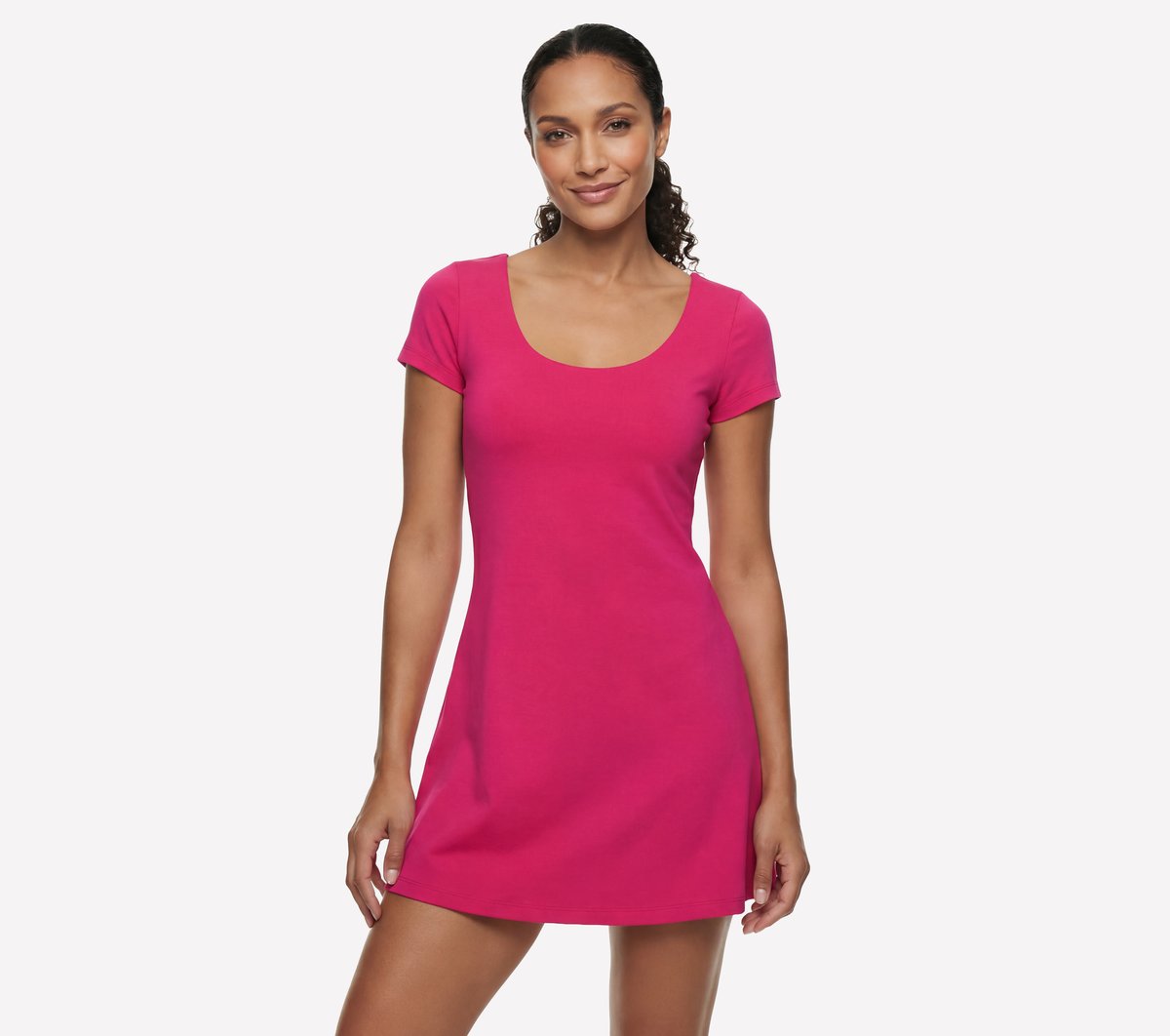 GO WALK Scoop Short Sleeve Dress | Skechers near me