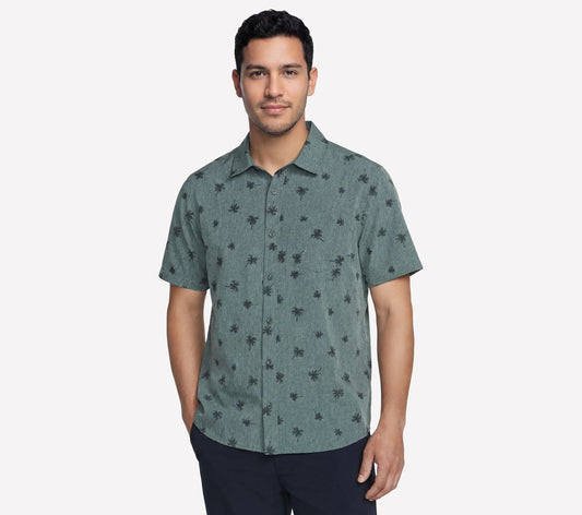 The GO WALK Air Printed Short Sleeve Shirt | Skechers on sale