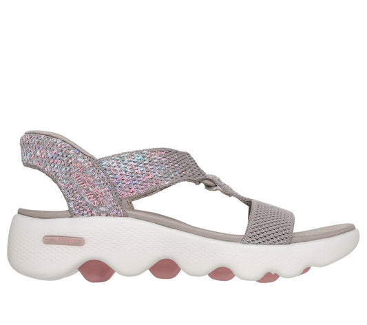 Slip-ins: GO WALK Massage Fit Sandal - Confetti Sky | Skechers discount