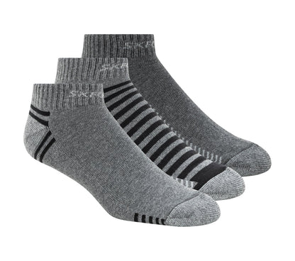 3 Pack Low Cut Terry Trainer Work Socks | Skechers outlet