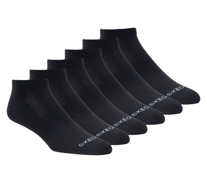 6 Pack Women's Low Cut Sport Stripe Socks | Skechers outlet