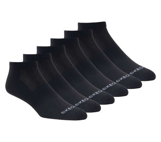 6 Pack Women's Low Cut Sport Stripe Socks | Skechers outlet