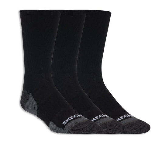 3 Pack Half Terry Crew Socks | Skechers sale