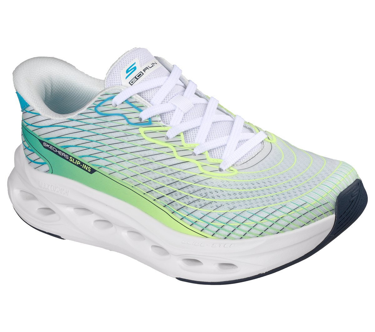 Slip-ins: Max Cushioning Glide-Step - Sapphire | Skechers USA
