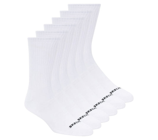 6 Pack Large Core Crew Socks | Skechers sale