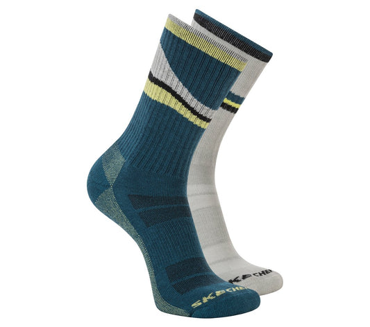 2 Pack Men's Crew Trail Socks | Skechers online