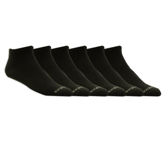 6 Pack Non Terry Low Cut Socks | Skechers USA