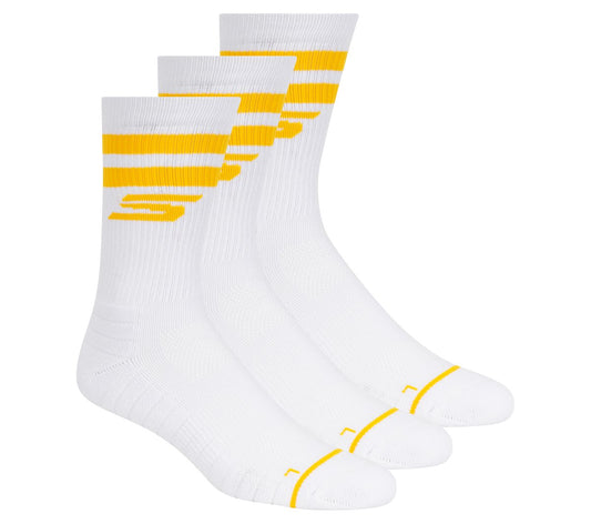 3 Pack Men's Performance Pickleball Crew Socks | Skechers on sale