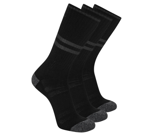 3 Pack Men's Reflective Performance Crew Socks | Skechers on sale