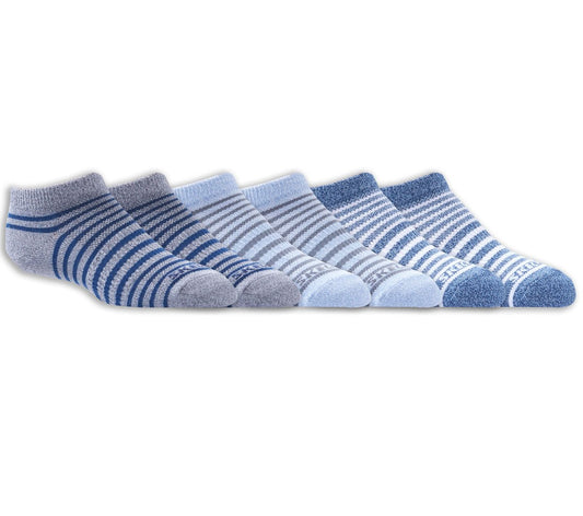 6 Pack Striped No Show Socks | Skechers near me