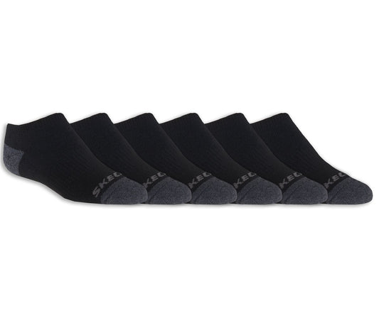 6 Pack Boys' No Show Socks | Skechers outlet